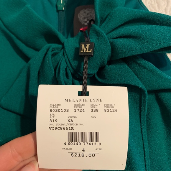 Vince camuto bow-neck jumpsuit - Picture 6 of 8